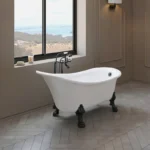 Bain Signature Diane 59 Freestanding Tub-Black Legs - Image 2