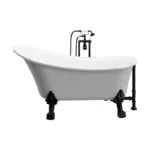Bain Signature Diane 59 Freestanding Tub-Black Legs - Image 5