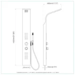 BAIN SIGNATURE Bronte Shower Panel - Image 2