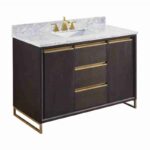 BAIN SIGNATURE Preston Double Sink Vanity With Marble Top 48" - Image 4