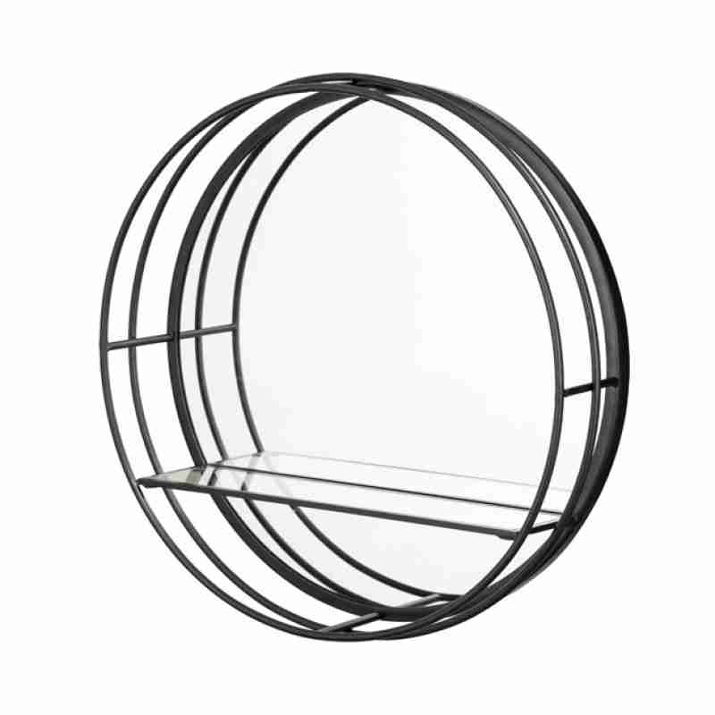 rear view BAIN SIGNATURE Beatrice Decorative Metal Mirror rear view BAIN SIGNATURE Beatrice Decorative Metal Mirror