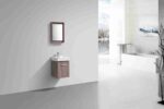 KUBEBATH BLISS 16″ BUTTERNUT WALL MOUNT MODERN BATHROOM VANITY - Image 3