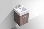 KUBEBATH BLISS 16″ BUTTERNUT WALL MOUNT MODERN BATHROOM VANITY - Image 4