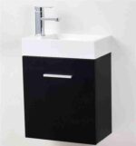 KUBEBATH BLISS 18″ BLACK WALL MOUNT MODERN BATHROOM VANITY - Image 3