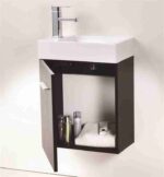 KUBEBATH BLISS 18″ BLACK WALL MOUNT MODERN BATHROOM VANITY - Image 5