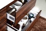 KUBEBATH BLISS 60″ WALNUT WALL MOUNT SINGLE SINK MODERN BATHROOM VANITY - Image 7
