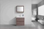 KUBEBATH BLISS 30″ BUTTERNUT FREE STANDING MODERN BATHROOM VANITY - Image 2