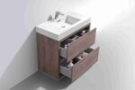 KUBEBATH BLISS 40″ BUTTERNUT FREE STANDING MODERN BATHROOM VANITY - Image 4