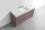 KUBEBATH BLISS 60″ SINGLE SINK BUTTERNUT FLOOR MOUNT MODERN BATHROOM VANITY - Image 5
