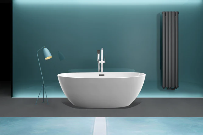599_667x445 KODAEN EGG PLUS 1500 One Piece Freestanding Bathtub - Image 1