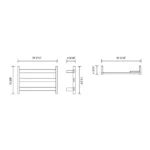 KODAEN TWR127- E403  13" Electrical Towel Warmer - Image 2