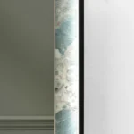 KODAEN INFINITY RD Singtered Stone Bathroom LED Vanity Mirror (Amazon Green Background) - LEDBMF217GSLAB - Image 2