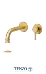 TENZO Wall mount lavatory faucet with drain - Alyss - Image 2
