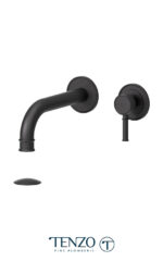 TENZO Wall mount lavatory faucet with drain - Alyss - Image 3