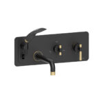 TENZO SIGNATURE BET73-C-XX Wall mount tub ﬁller with retractable hose