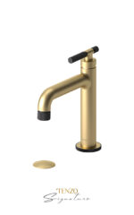 TENZO SIGNATURE BE11-F-P-XX Single hole lavatory faucet with drain - Image 2