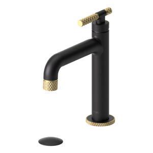 TENZO SIGNATURE BE11-C-P-XX Single hole lavatory faucet with drain