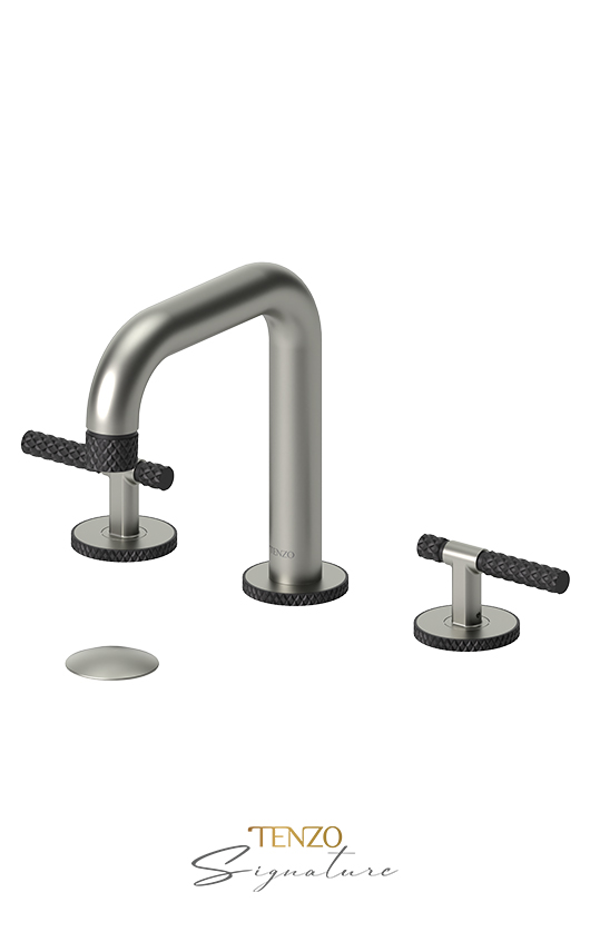 frv5n_BE13-C-BN-MB TENZO SIGNATURE BE13-C-P-XX 8 inches lavatory faucet with drain - Image 5