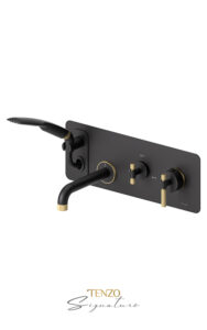 TENZO SIGNATURE BET73-F-XX Wall mount tub ﬁller with retractable hose