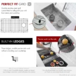 STYLISH S-613WK VERSA 33-inch Undermount Kitchen Sink - Image 5