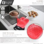 STYLISH A-901RD Heat Resistant Silicone Oven Gloves - Image 4