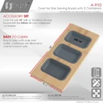 STYLISH A-910 Serving Board 18-inch Kitchen Accessories - Image 3