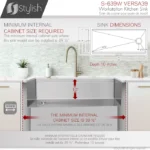 STYLISH S-639W VERSA 39-inch Undermount Kitchen Sink - Image 4