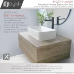 STYLISH P-227H LAVISH 19-inch Vessel Sink - Image 5