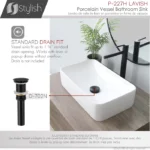STYLISH P-227H LAVISH 19-inch Vessel Sink - Image 6