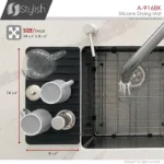 STYLISH A-916 SILICONE DRYING MAT Kitchen Accessories - Image 3