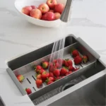 STYLISH A-02 16-inch Sink Colander Kitchen Accessories - Image 7