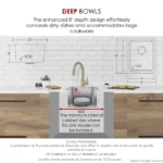STYLISH S-405T MORELLA 15-inch Dual Mount Kitchen Sink - Image 7