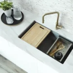 STYLISH K-148G Single Handle Pull Down Kitchen Faucet - Image 3