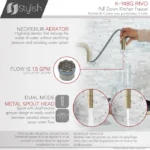 STYLISH K-148G Single Handle Pull Down Kitchen Faucet - Image 8