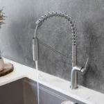 STYLISH K-149S Tivoli Single Handle Pull Down Kitchen Faucet - Image 10