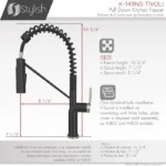 STYLISH K-149NS TIVOLI Single Handle Kitchen Faucet - Image 3