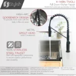 STYLISH K-149N TIVOLI Single Handle Kitchen Faucet - Image 5