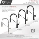 STYLISH K-149S Tivoli Single Handle Pull Down Kitchen Faucet - Image 8
