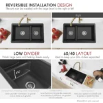 STYLISH S-831WN WATERTON 30-inch Workstation Kitchen Sink - Image 7