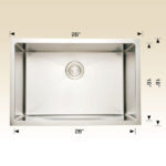 BOSCO 203338 Plus / Titanium Plus Series 28″ Kitchen Sink
