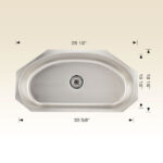 BOSCO 207034 Builder Series 35″ Kitchen Sink
