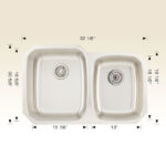 BOSCO 207035 Builder Series 32″ Kitchen Sink