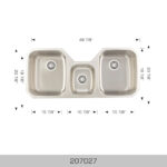 BOSCO 207027 Builder Series 46″ Kitchen Sink