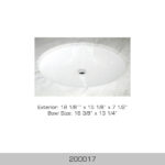 BOSCO 200017 Ceramic Vanity Series 18″ Bathroom Sink