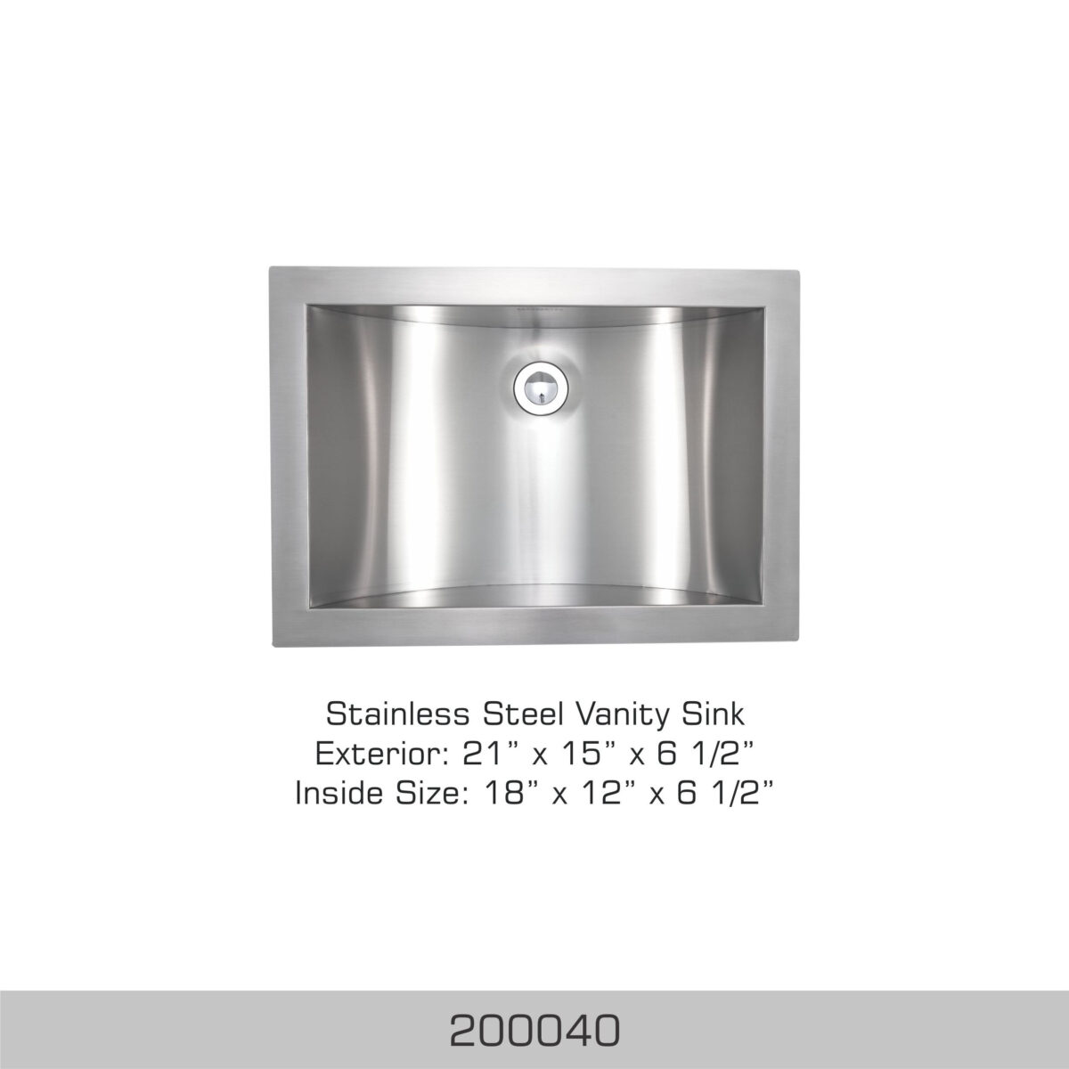 BOSCO 200040 Vessel Series 21″ Bathroom Sink