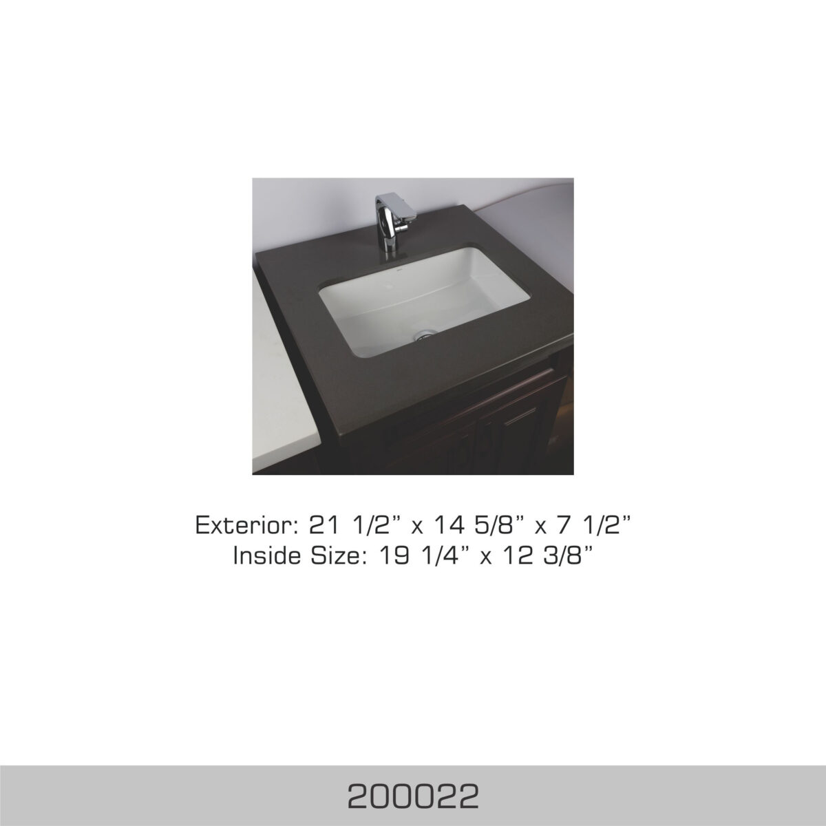 BOSCO 200022 Vessel Series 21″ Bathroom Sink