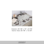 BOSCO 200037 Ceramic Vanity Series 23″ Bathroom Sink