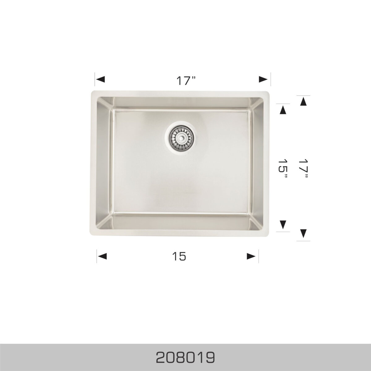 BOSCO 208019 Builder Series 17″ Kitchen Sink