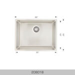 BOSCO 208018 Builder Series 22″ Kitchen Sink