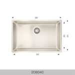 BOSCO 208040 Builder Series 26″ Kitchen Sink